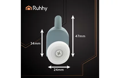 Kolečka pro posuvné dveře sprchových koutů – 8 ks