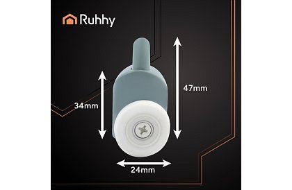 Kolečka pro posuvné dveře sprchových koutů – 8 ks