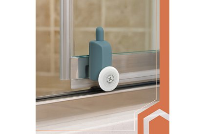 Kolečka pro posuvné dveře sprchových koutů – 8 ks