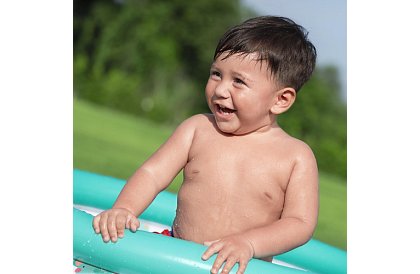 Barevný nafukovací bazének pro děti 102×25 cm – Bestway 51008