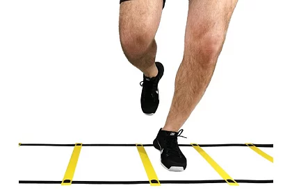 Cvičební koordinační žebřík – nastavitelný, 12 příček, s taškou