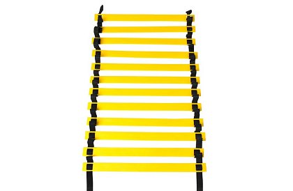 Cvičební koordinační žebřík – nastavitelný, 12 příček, s taškou