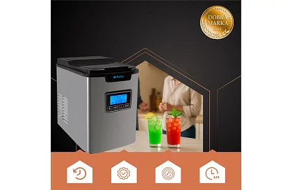 Výrobník ledových kostek – 3 velikosti s LCD displejem