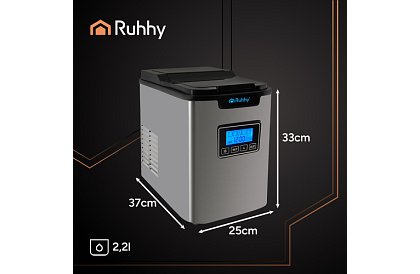 Výrobník ledových kostek – 3 velikosti s LCD displejem