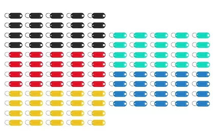 Klíčenky pro snadnou identifikaci – 100 ks, barevné