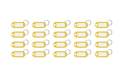 Klíčenky pro snadnou identifikaci – 100 ks, barevné