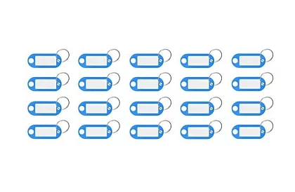 Klíčenky pro snadnou identifikaci – 100 ks, barevné
