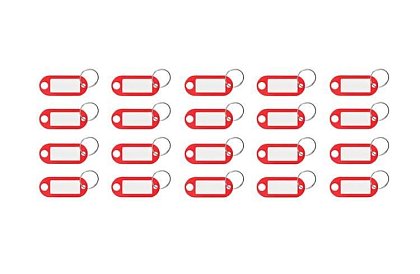 Klíčenky pro snadnou identifikaci – 100 ks, barevné