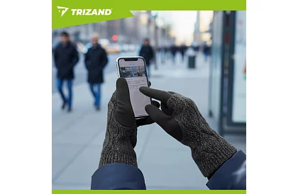 Dotykové rukavice - černé