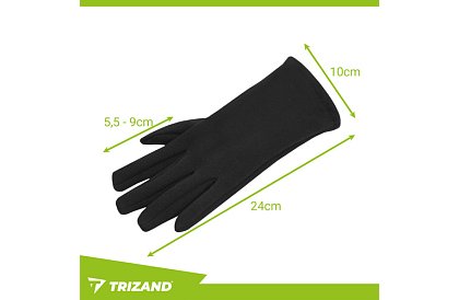 Dotykové rukavice - černé