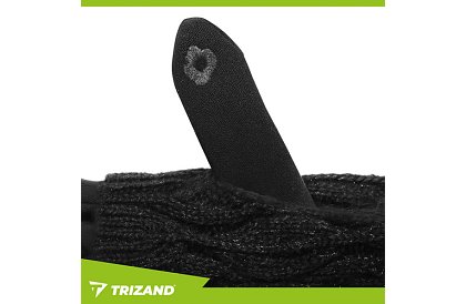 Dotykové rukavice - černé