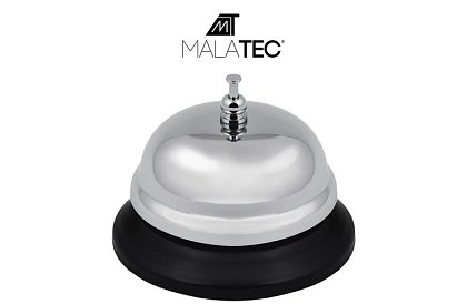 Recepční zvonek – stříbrný