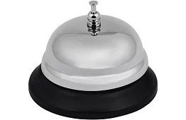 Recepční zvonek – stříbrný