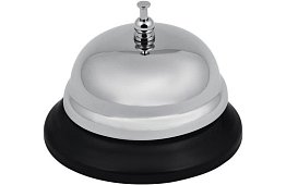 Recepční zvonek – stříbrný