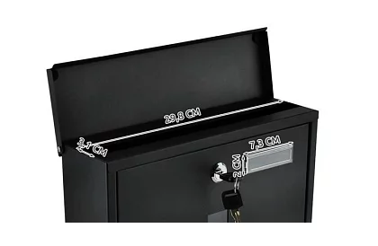 Dopisní schránka – černá