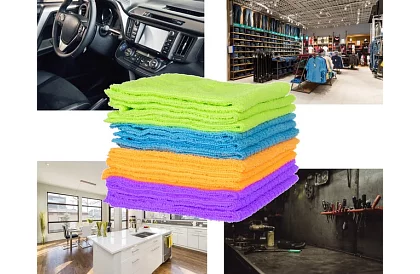 Utěrky z mikrovlákna - sada 12 kusů.