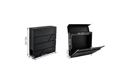 Poštovní schránka – antracit