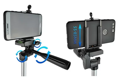 Stativ na telefon, fotoaparát a digitální zařízení – stabilní a přenosný - sada