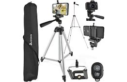 Stativ na telefon, fotoaparát a digitální zařízení – stabilní a přenosný - sada