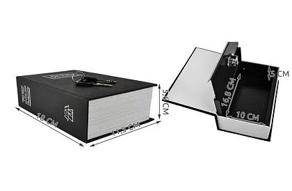 Trezor – krabička ukrytá v knize 18 × 11,5 cm