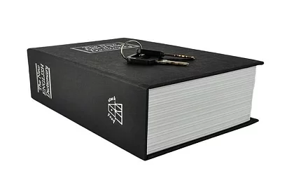 Trezor – krabička ukrytá v knize 18 × 11,5 cm