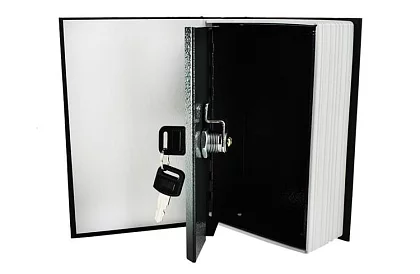 Trezor – krabička ukrytá v knize 18 × 11,5 cm