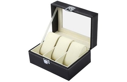 Organizér – šperkovnice na hodinky - 3 přihrádky