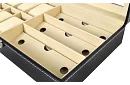 Organizér na hodinky a brýle – elegantní úložný box - Černý