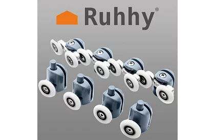 Kolečka pro posuvné dveře sprchových koutů – 8 ks. KK9646