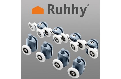 Kolečka pro posuvné dveře sprchových koutů – 8 ks. KK9646