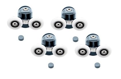 Kolečka pro posuvné dveře sprchových koutů – 8 ks. KK9646