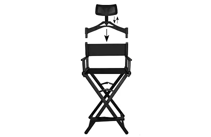 Hliníkové kosmetické křeslo s opěrkou hlavy