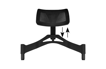 Hliníkové kosmetické křeslo s opěrkou hlavy