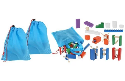 Dřevěné domino Culodrome – 1131 dílků