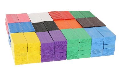 Dřevěné domino Culodrome – 1131 dílků
