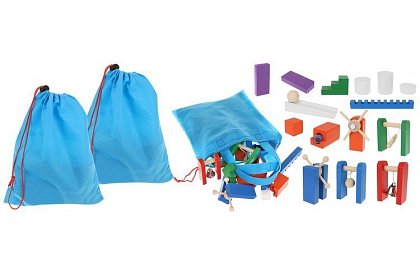 Dřevěné domino Culodrome – 1131 dílků