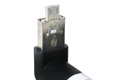 Mini ventilátor Micro USB – černý