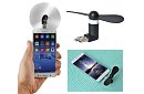 Mini ventilátor Micro USB – černý