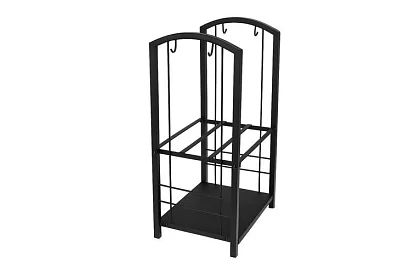 Stojan na dřevo ke krbu s příslušenstvím PK011