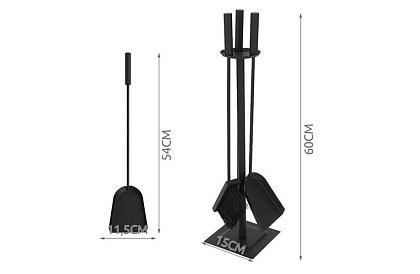 Sada příslušenství ke krbům PK012