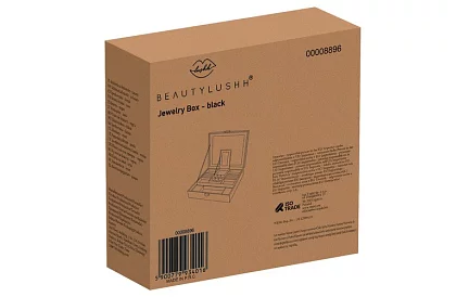 Šperkovnice na klíč BEAUTYLUSHH – Černá