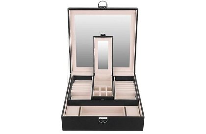 Šperkovnice na klíč BEAUTYLUSHH – Černá