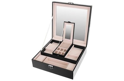 Šperkovnice na klíč BEAUTYLUSHH – Černá