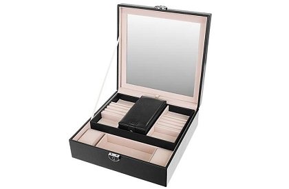 Šperkovnice na klíč BEAUTYLUSHH – Černá