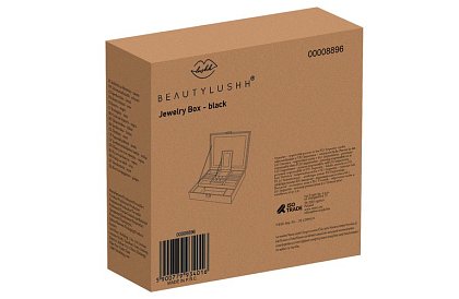 Šperkovnice na klíč BEAUTYLUSHH – Černá