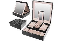 Šperkovnice na klíč BEAUTYLUSHH – Černá