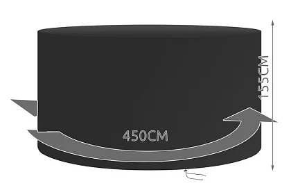 Plachta na zahradní houpací koš XL