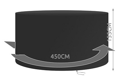 Plachta na zahradní houpací koš XL