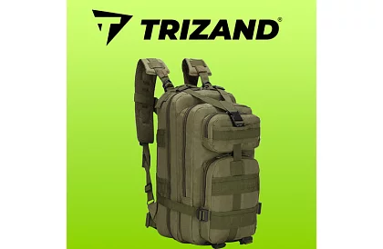 Taktický vojenský batoh XL TRIZAND zelený – 35 l