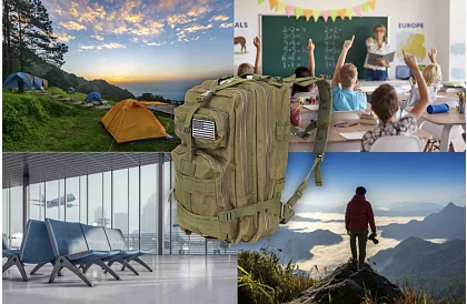 Taktický vojenský batoh XL TRIZAND zelený – 35 l